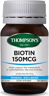 Thompson’s Nutrition Biotin for Hair Growth