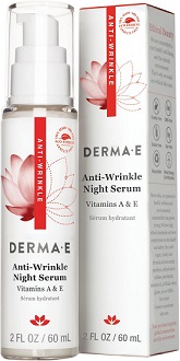 DERMA E Anti-Wrinkle Night Serum for Anti-Aging
