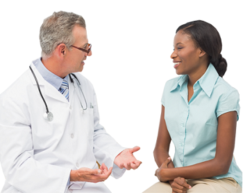 Woman Consulting Doctor