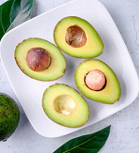 Plate of Fresh Avocados